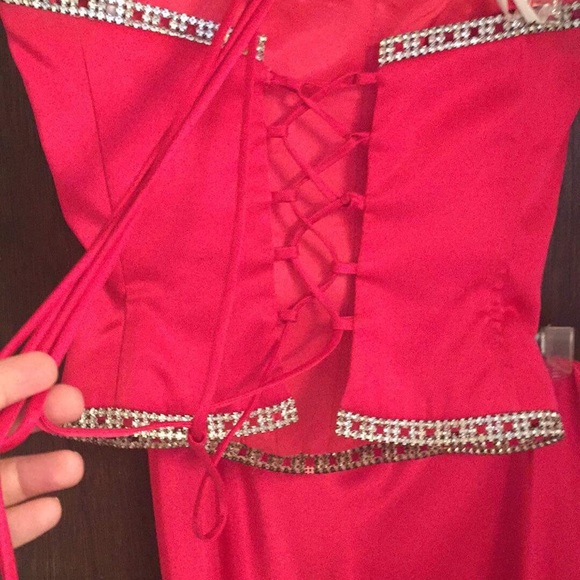 2 piece gown with just enough bling. - Picture 2 of 2